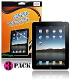 CrazyOnDigital Screen Protector Film CLEAR (Invisible) OR MATTE (Anti-Glare) for The New iPad 3rd Gen 2012 Model & Apple iPad 2 / iPad 3 3rd Generation / iPad HD AT&T Verizon 4G LTE (3-pack)