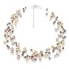 Valero Pearls pearls4girls Damen-Halskette S��wasser-Zuchtperlen braun / hellbraun / sand 43 cm + 5 cm 60200104