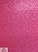 Vinyl Faux Fake Leather Sparkle Glitter Fabric - Fuchsia - 54