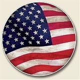 AutoCoaster ~ American Flag ~ Tile Drink Coaster for car cupholder ~ code 082