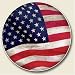 USA Flag Auto Coaster, Coaster for Your Car