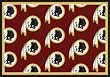 Miliken & Company Washington Redskins Repeat 10-Ft. 9-In. x 13-Ft. 2-In. Area Rug