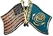 Flagline Kazakhstan - Friendship Lapel Pin