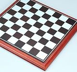 19 Large Cherry Wood Finish Chess Board - Chess Chess Boards
