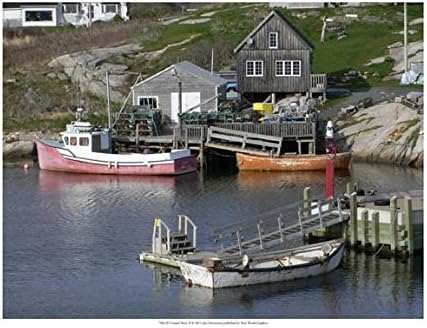 Coastal Shore II. Jim Christensen Art Print 13 x 19