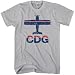 Fly CDG Paris Airport Youth T-shirt by Smash Vintage