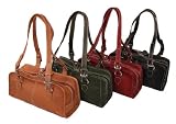 JENNY - Leather Doctor Bag Handbag with Organizer by Iris Tyler