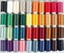 Polyester Embroidery Thread Set - 40 Spools (500 meter spools/40 wt.) - Set A Vibrant Colors