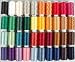 Polyester Embroidery Thread Set - 40 Spools (500 meter spools/40 wt.) - Set A Vibrant Colors Polyester Embroidery Thread Set - 40 Spools (500 meter spools/40 wt.) - Set A Vibrant Colors