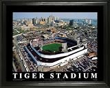 Detroit Tigers - Tiger Stadium Aerial - Lg - Framed Poster Print