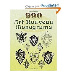 990 Art Nouveau Monograms