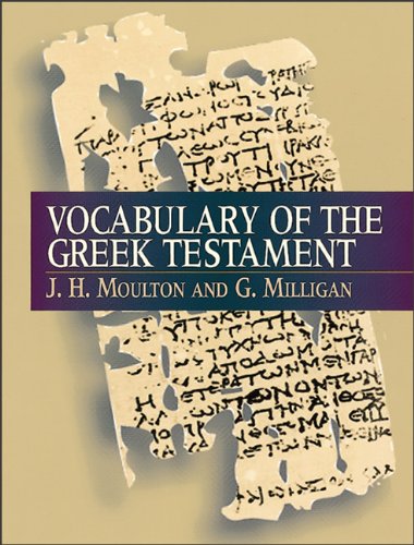 Vocabulary of the Greek Testament