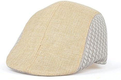 5 Colors Summer Front Snap Breathable Flat Golf Ivy Driving Cap Hat 59cm