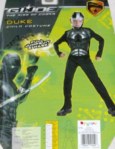  GI Joe Dress Up Costume Full Jumpsuit Mask Duke Sze 7/8