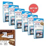 Mommys Helper Safe-Lok for Drawers and Cabinets (Set of 6 packs of 6!)