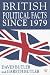 Book British Political Facts since 1979