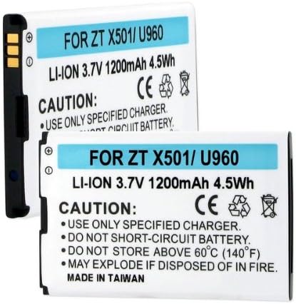 Empire quality replacement for ZTE Li3715T42P3H654251, X501, Grove, Avid 4G, 1200mAh