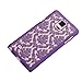 ABC(TM) Fashion Cute Carved Damask Vintage Pattern Hard Case Cover For Samsung Galaxy Note 4 (Purple)