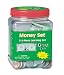 Eureka Tub Of Money, 318 Pieces In 3 3/4" X 5 1/2" X 3 3/4" Tub