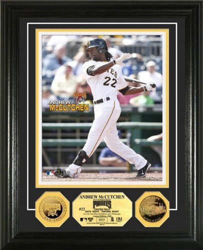 Andrew McCutchen Framed 24KT Gold Coin Pittsburgh Pirates Photo Mint