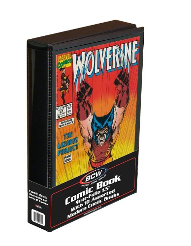  10 Assorted Modern Comic Books & Stor-Folio Comic Box
