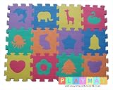 Mini Fun Size Animals & Shapes Odourless Play Mat