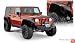 Bushwacker Jeep Flat Style Fender Flare Set of 4