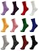 12 Pairs Assorted Super Soft Warm Microfiber Cozy Home Socks- Assorted Colors, 9-11