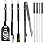 New York Giants Nfl 8pc Bbq Tools Set