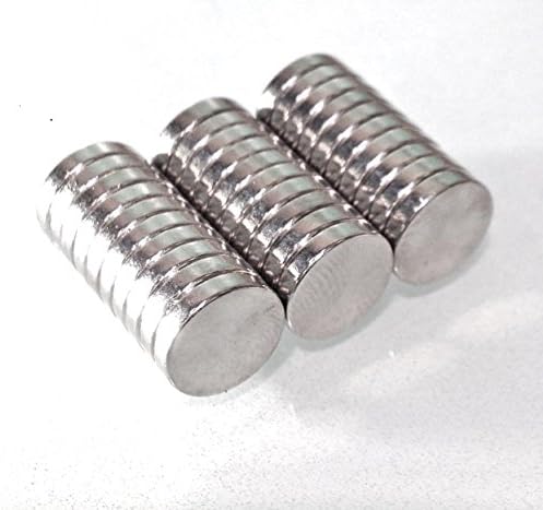 Small 10 mm x 2 mm - 30 Pack of magnets - Multi-Use Crafting Refrigerator Magnets &amp; Craft Magnets - Works as Metal Collar Stays Magnets On Dress Shirts - Quality Round Magnets (30) NEW ITEM (30, 10x2)