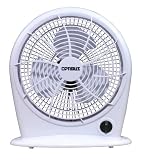 Optimus F-1030-a 10-Inch 3-Speed Personal Fan, White