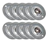2 Holes Flange Ball Transfer Unit pack of 10 Mounted Bearings
