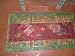 Vintage Maroon India Textile Beaded Home Decorating Wall Hanging Table Runner Throw 80 X 22 Inch Free Shipping
