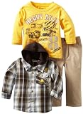 Little Rebels Baby-boys Infant 3 Piece Heavy Duty Pant Set