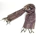 New Paisley Gold Tapestry Long Scarf Wrap Shawl 70x12 Purple