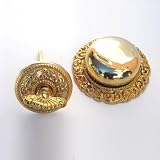 Vitcorian Syle Mechanical Twist Door Bell Antique Reproduction Ornate Solid Brass Doorbell