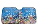 Automotive Windshield Sun Shade - Stars Of The Sea, Dolphin, Turtle, Fish