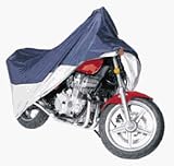 Classic 72437 Blue & Silver Motorcycle Cover Large