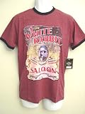 Jack Daniels White Rabbit T Shirt, Burgundy Vintage Style Jack Daniels Unisex T Shirt Licensed Jack Daniels item
