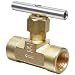 Parker V Series Brass Needle Valve, Inline, T-Bar Handle, Blunt Stem, NPT Female