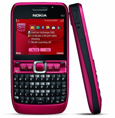  Unlocked  Microsd Player Cameramedia Warrantyruby Nokia E63 Phone