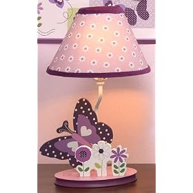 Bedtime Originals Lavender Purple Provence Lamp w Shade by Bedtime Originals