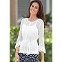 Chadwicks Belted Pointelle Cardigan