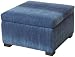 BEST Kids Blue Denim Ottoman