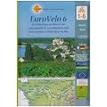 EuroVelo 6 - vom Atlantik bis zum Rhein per Rad: Atlantic - Basel 1 : 100 000