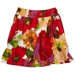 Paperdoll Girls 2-6x Floral Sateen Skirt