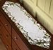 White Daisy Dresser Scarf Table Runner by Collections Etc