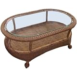 Montclair Coffee Table with Glass Top
