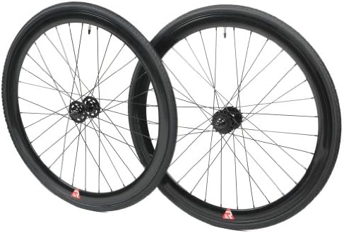 Retrospec Bicycles Mantra Fixed-Gear/Single-Speed Wheelset with 700 x 25C Kenda Kwest Tires and Sealed Hubs