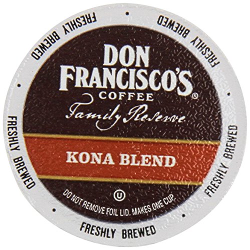 Don Francisco Family Reserve Single Serve Coffee, Kona Blend, 12 Count, 4.44oz Box (Pack of 3)